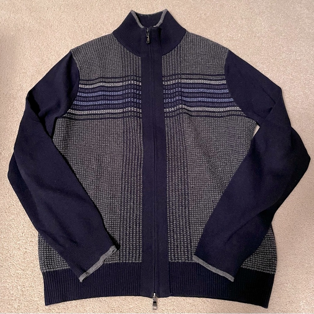 Mens Banana Republic zip up sweater - size L